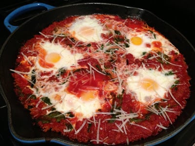 quinoa-baked-eggs-with-spinach-and-pancetta-step-by-step-recipe