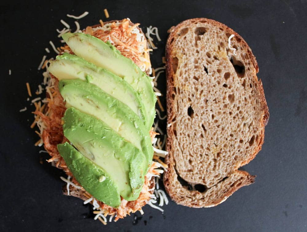 Barbecue-Chicken-Grilled-Cheese-with-Avocado-Cilantro-and-Red-Onion-step-6
