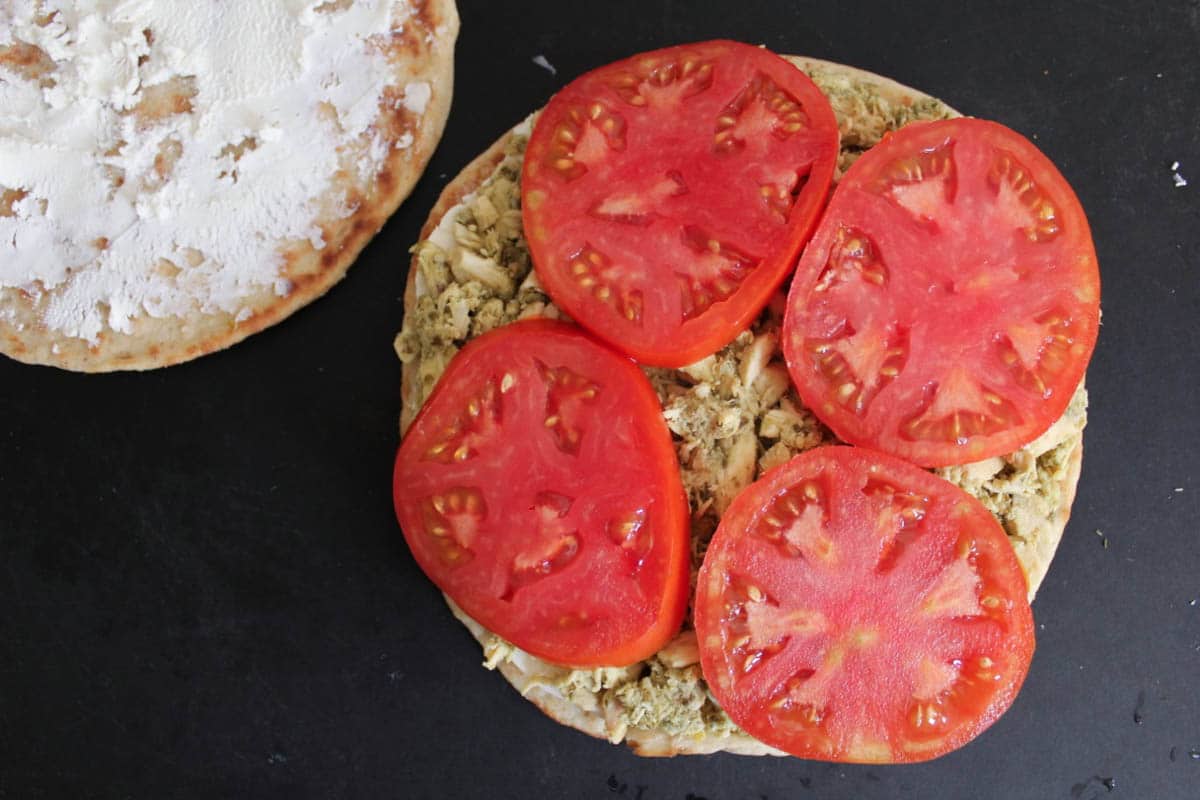 Pesto-Chicken-Flatbread-Paninis-with-Prosciutto-and-Tomatoes-step-3