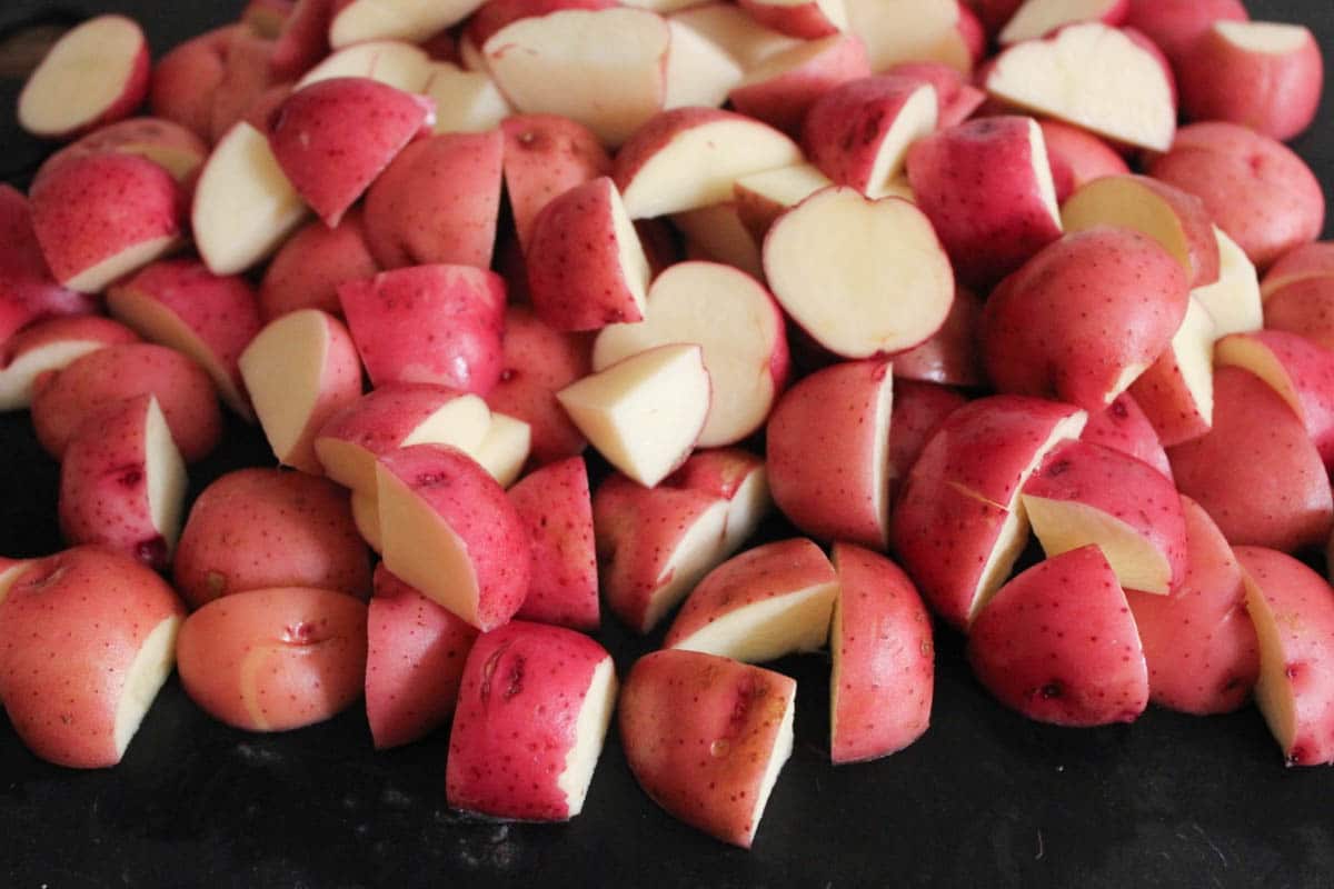 warm-roasted-potato-salad-with-pancetta-sun-dried-tomatoes-and-arugula-step-2