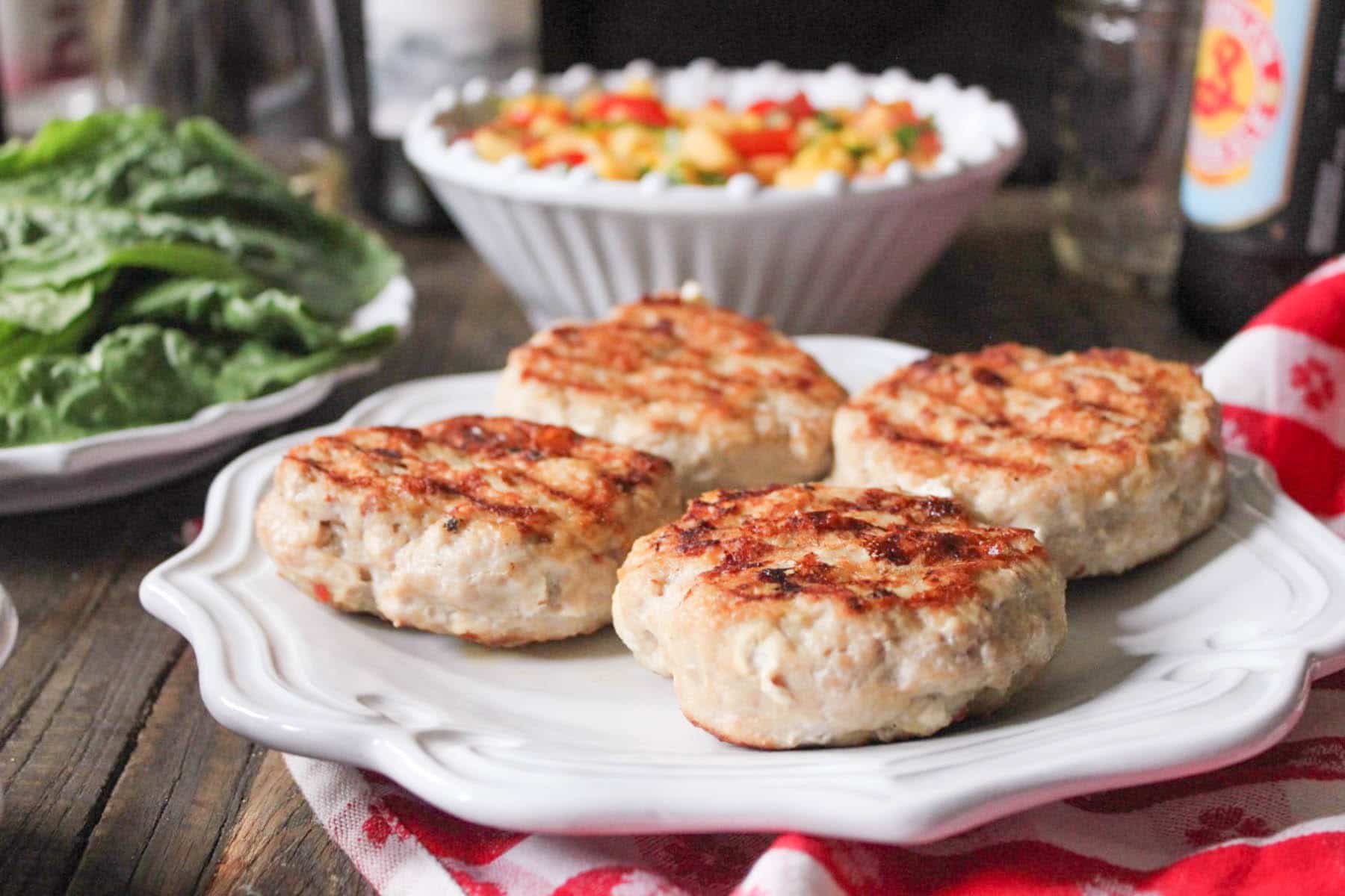 chicken-and-goat-cheese-burgers-with-peaches-corn-and-cherry-tomatoes-8