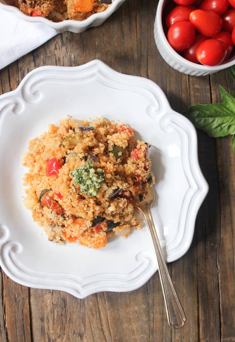 Ratatouille-Quinoa-Bake-with-Pesto-and-Mozzarella-5