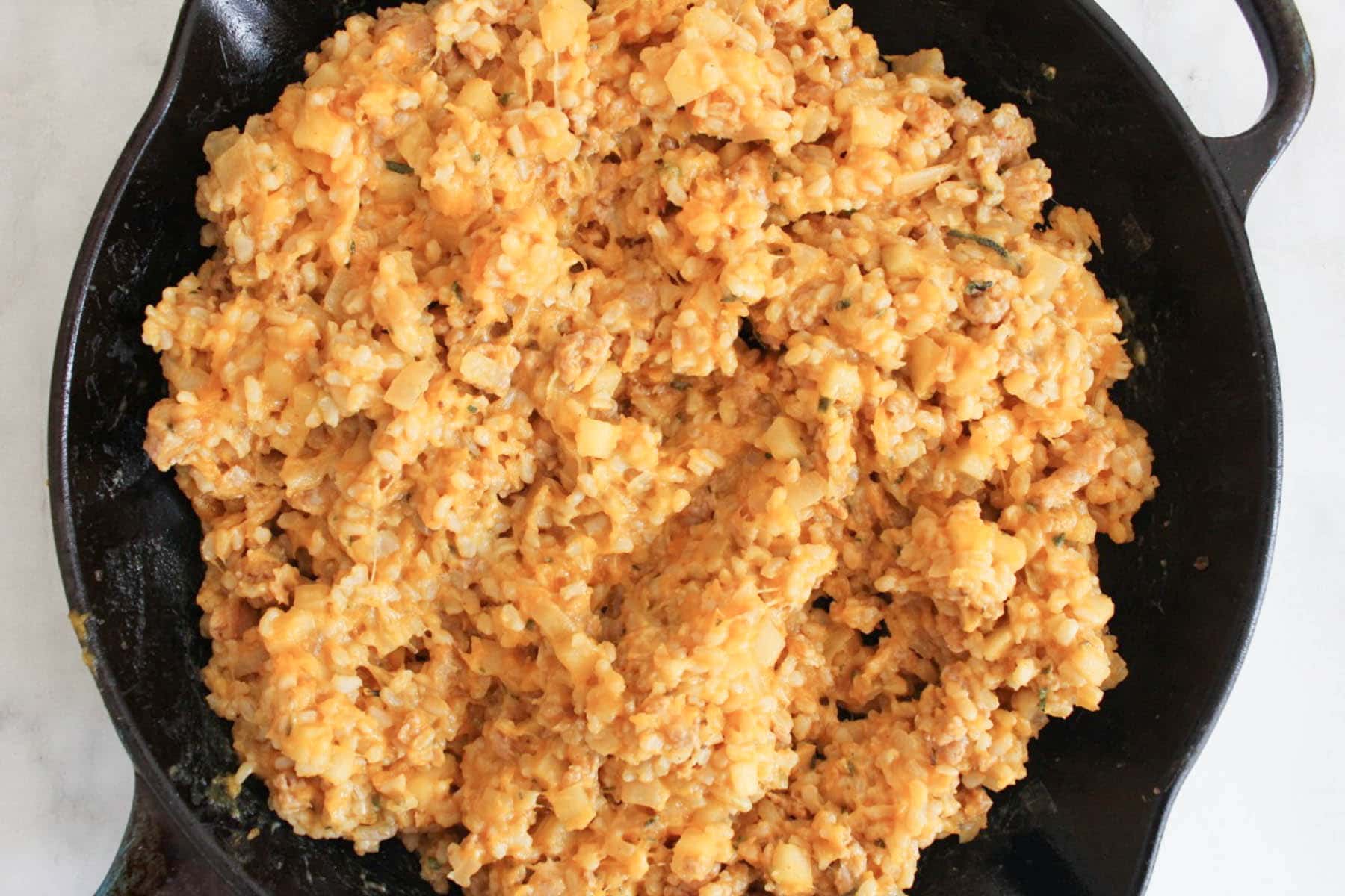 Brown-Rice-Casserole-with-Butternut-Squash-Sausage-and-Apples-step-4