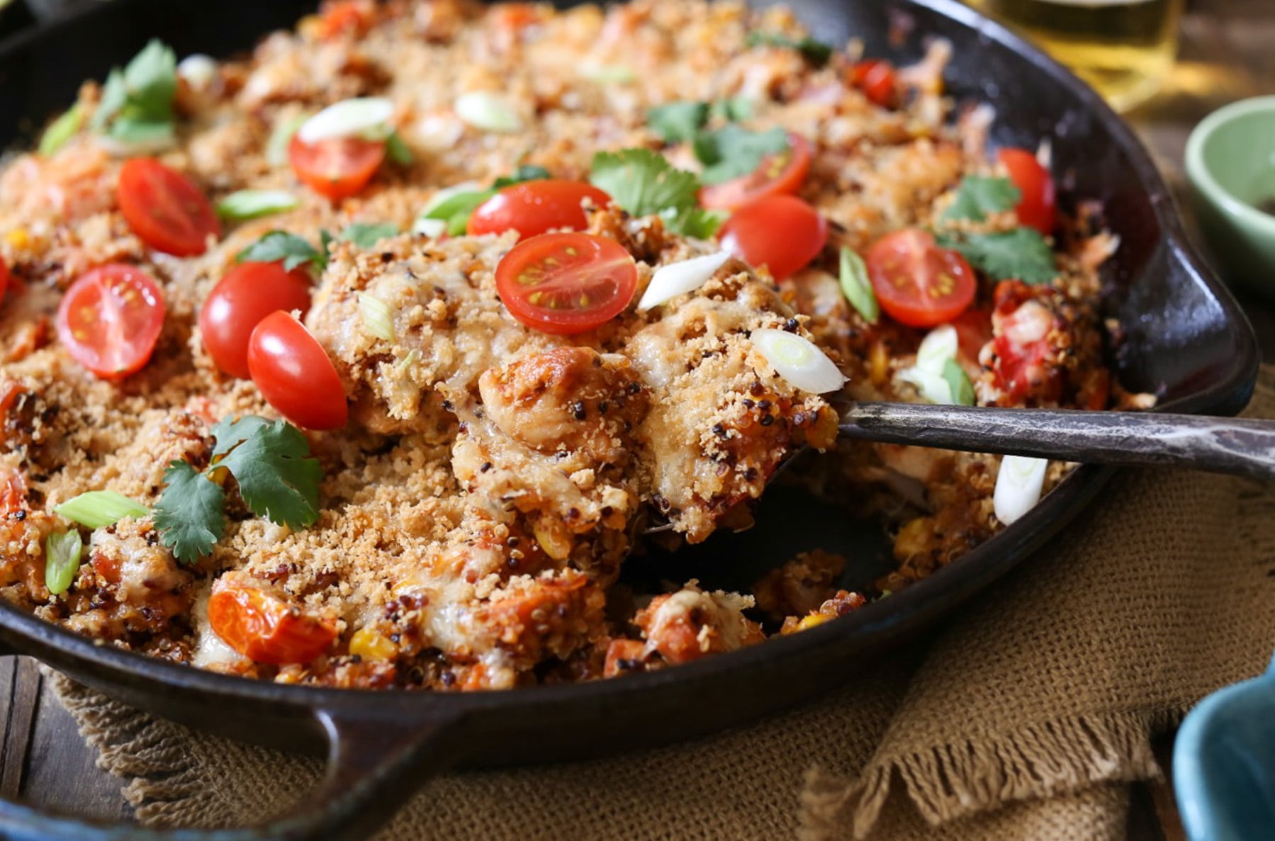 barbecue-chicken-quinoa-casserole-7