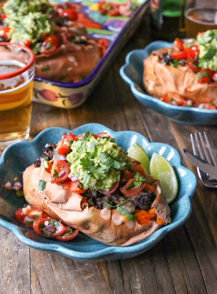 vegetarian-loaded-sweet-potatoes-with-cherry-tomato-pico-de-gallo