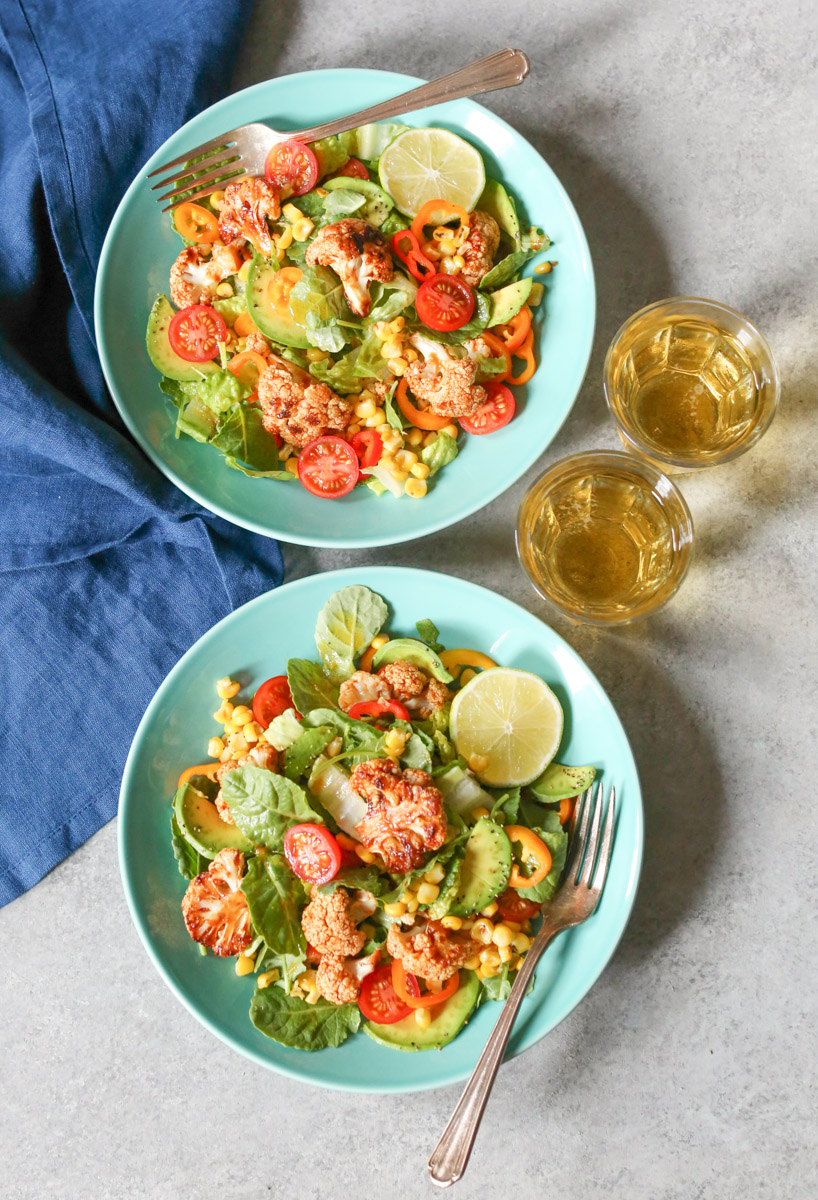 vegan-roasted-bbq-cauliflower-salad-5